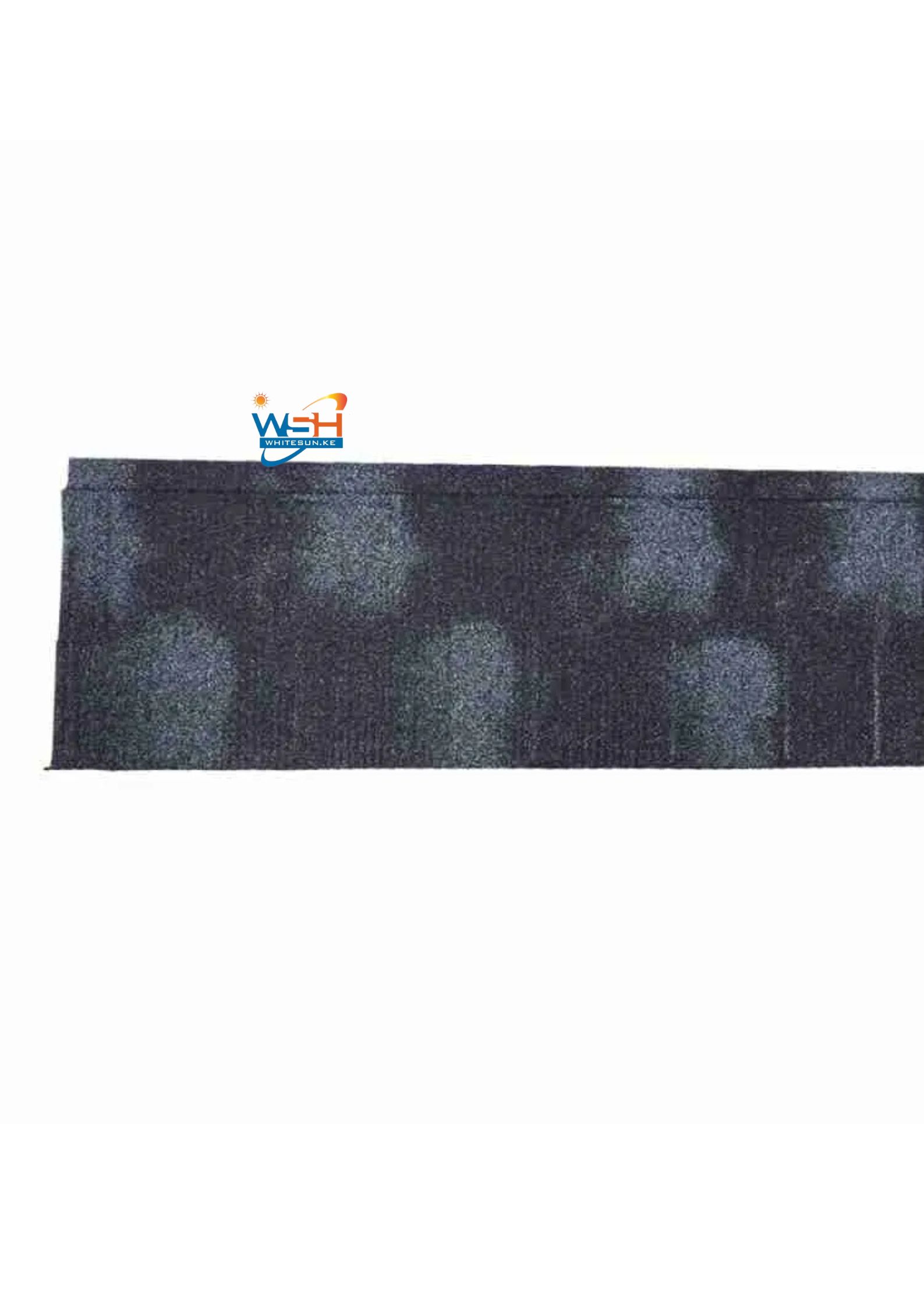 Tactile Stone Coated Steel Roofing Tile 2 Tone Shingle Profile NeroGris