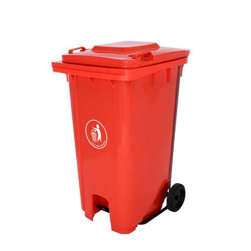 Pedal Dustbin With Wheels 100L - Image 2