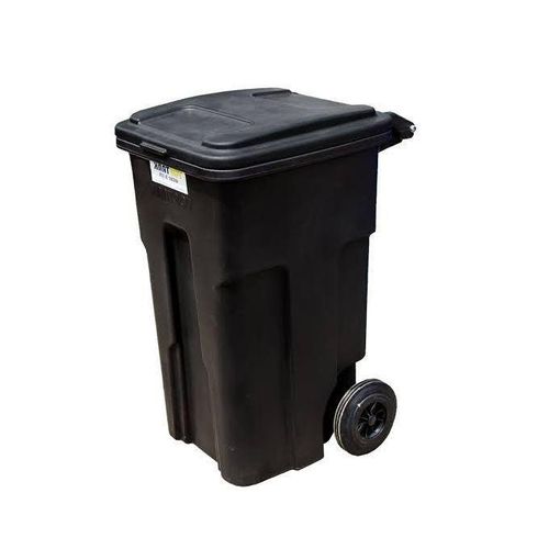 Pedal Dustbin With Wheels 100L - Image 3