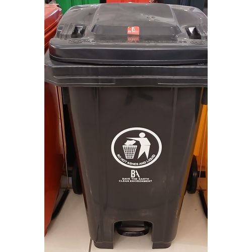 Pedal Dustbin With Wheels 100L - Image 2