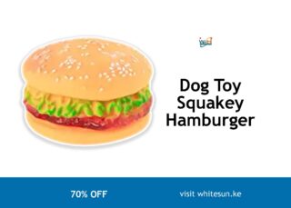Dog Toy Squakey Hamburger
