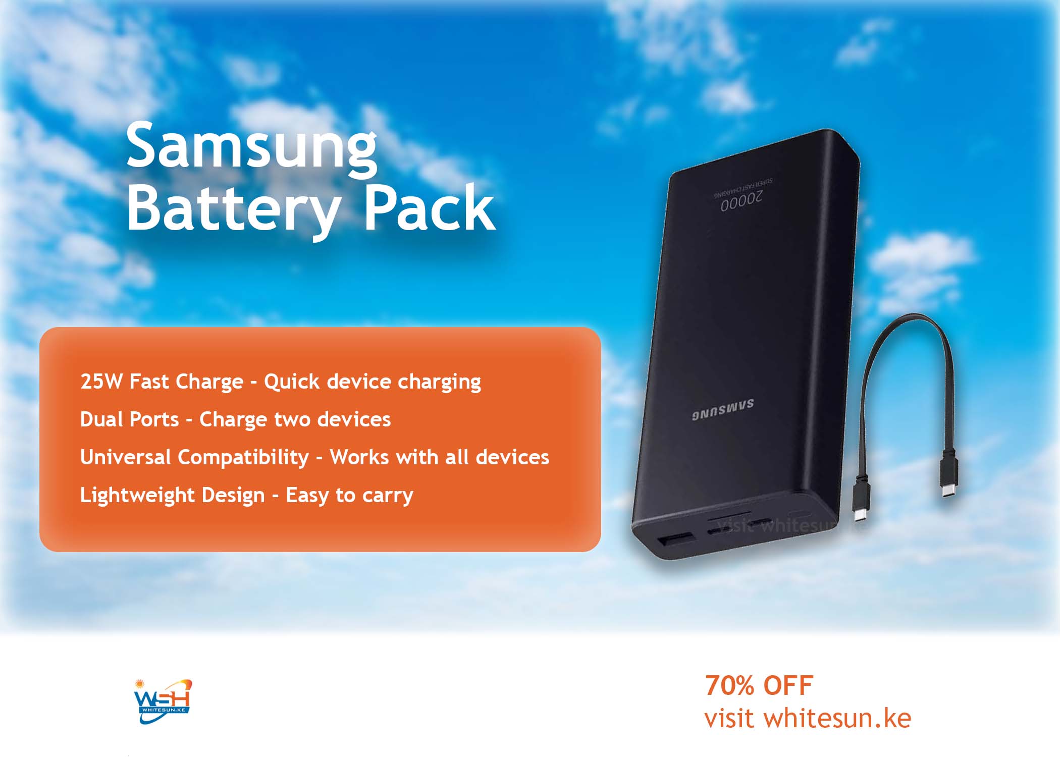 Samsung Battery Pack 20,000mAh 25W