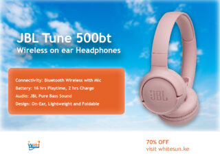 JBL Tune 500bt Wireless on ear Headphones
