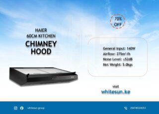 HAIER 60CM KITCHEN CHIMNEY HOOD - HXP60P-275B