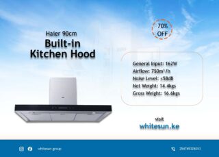Haier 90cm Built-in Kitchen Hood HCH-T390T7BX