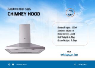 HAIER HXT60P-550S KITCHEN CHIMNEY HOOD