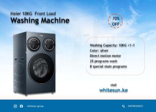 Haier 10KG +1+1 triple drum front load washing machine HW110-BD14697GNU1 (UAE)