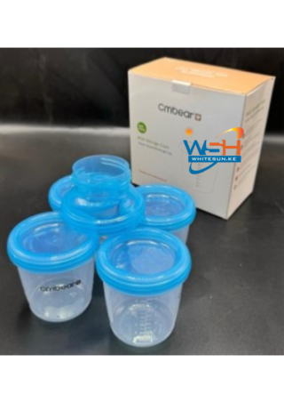 Breast Milk Storage Cups Cmbear Portable & Multifunctional (Set Of 4 Cups)