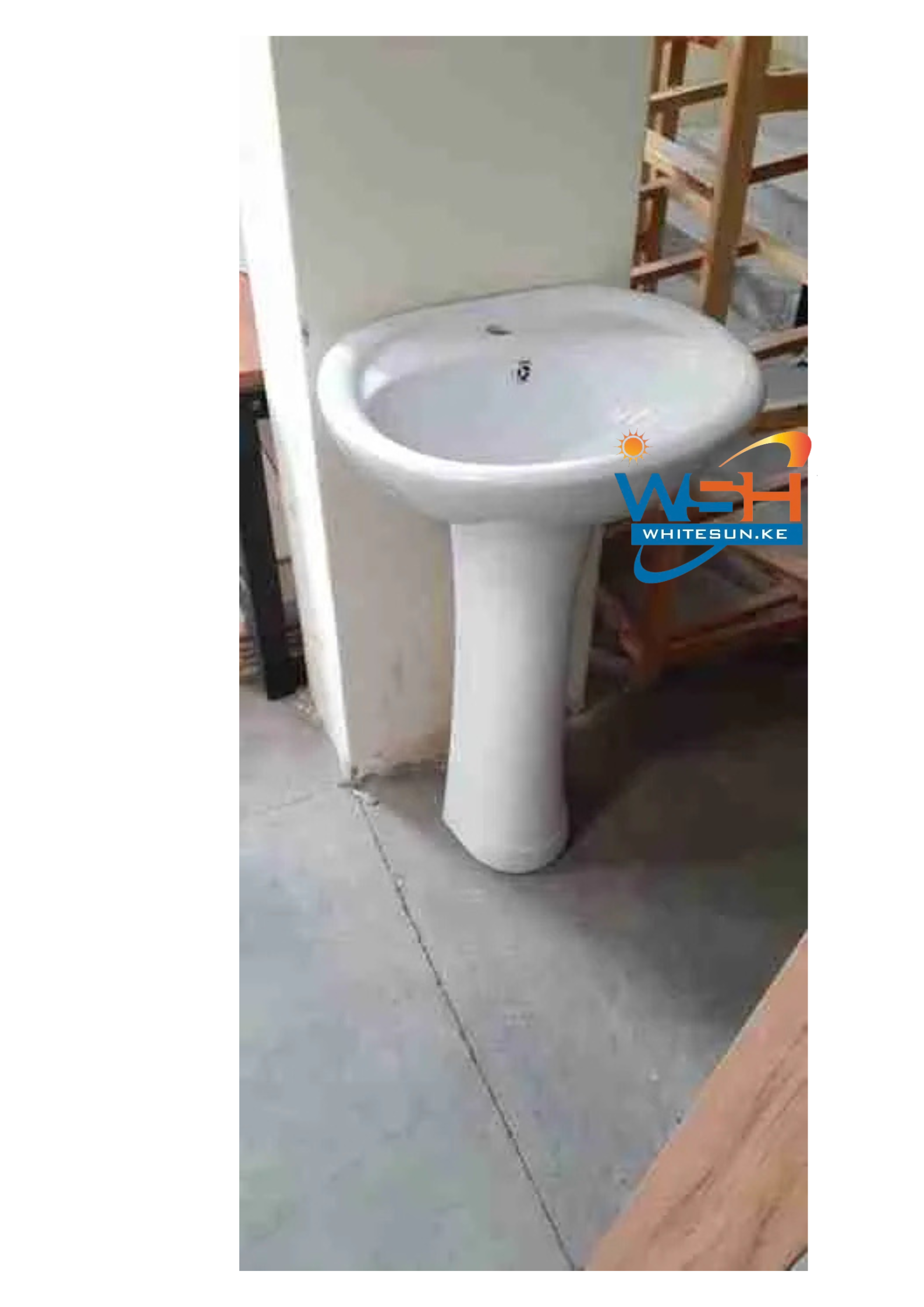 Pedestal Wash Hand Basin 18″ by 12″ White 309