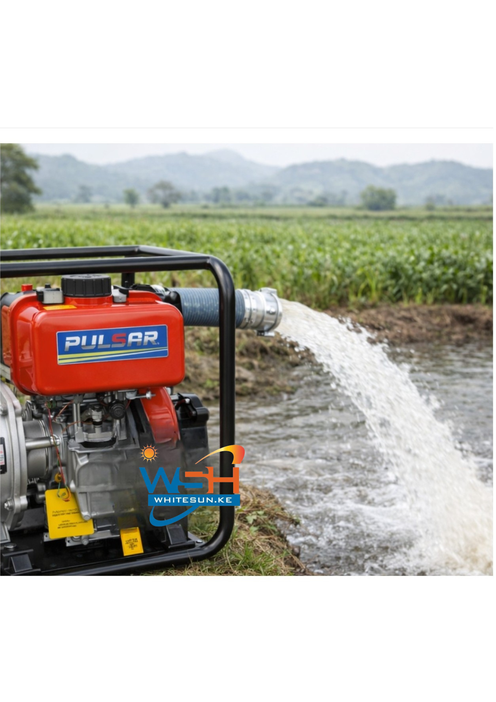 3"Pulsar DP30 Diesel Water Pump - 7HP, 32M Head Power Transfer - Image 5