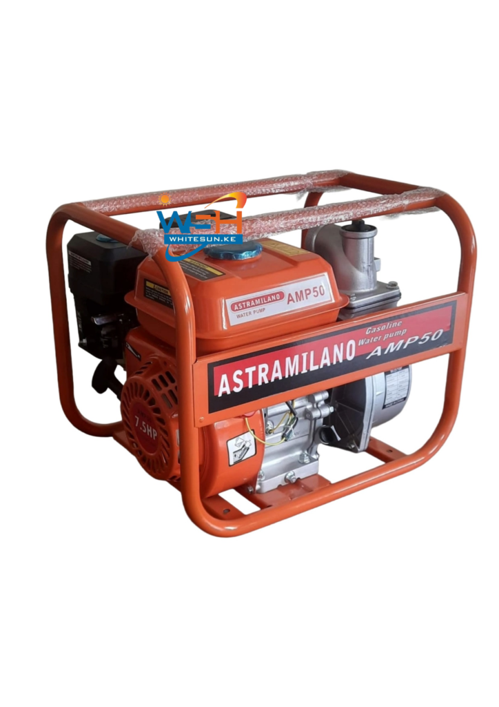 2″ Astramilano AMP50 Water Pump – 7.5HP High-pressure Engine, Heavy-duty Performance, Rapid water transfer