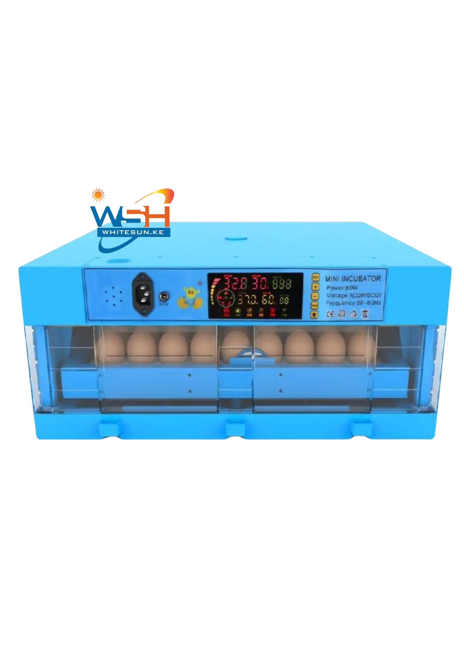 204 Eggs kukumom Imported Egg Digital Incubator - 80w AC/DC Fully Automatic - Image 5