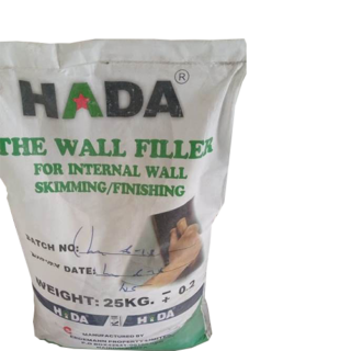 Hada Gypsum Filler Wall Skimming Plaster 25Kg