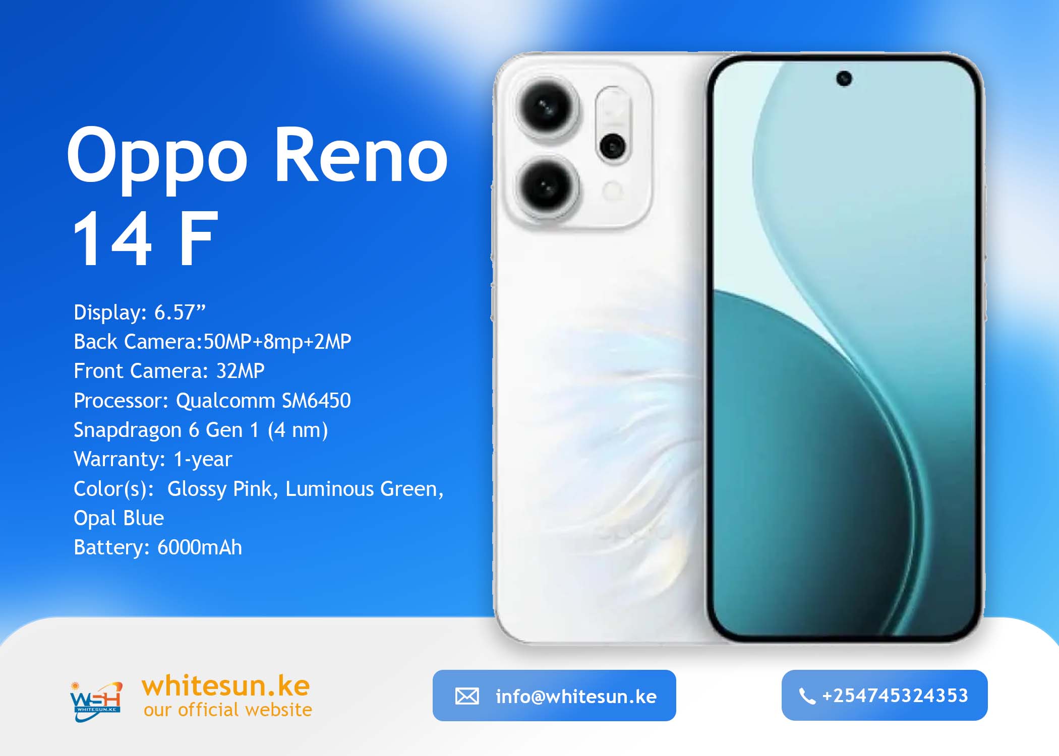 Oppo Reno 14 F 5G 12GB 512GB