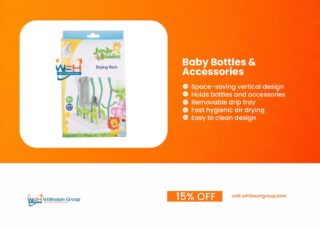 Baby Bottles & Accessories Drying Rack/Manager, Jungle Buddies