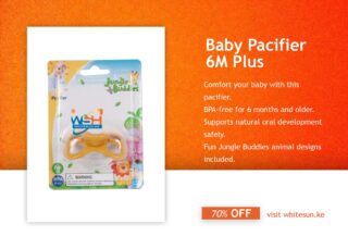 Baby Pacifier 6M Plus, BPA Free, Jungle Buddies