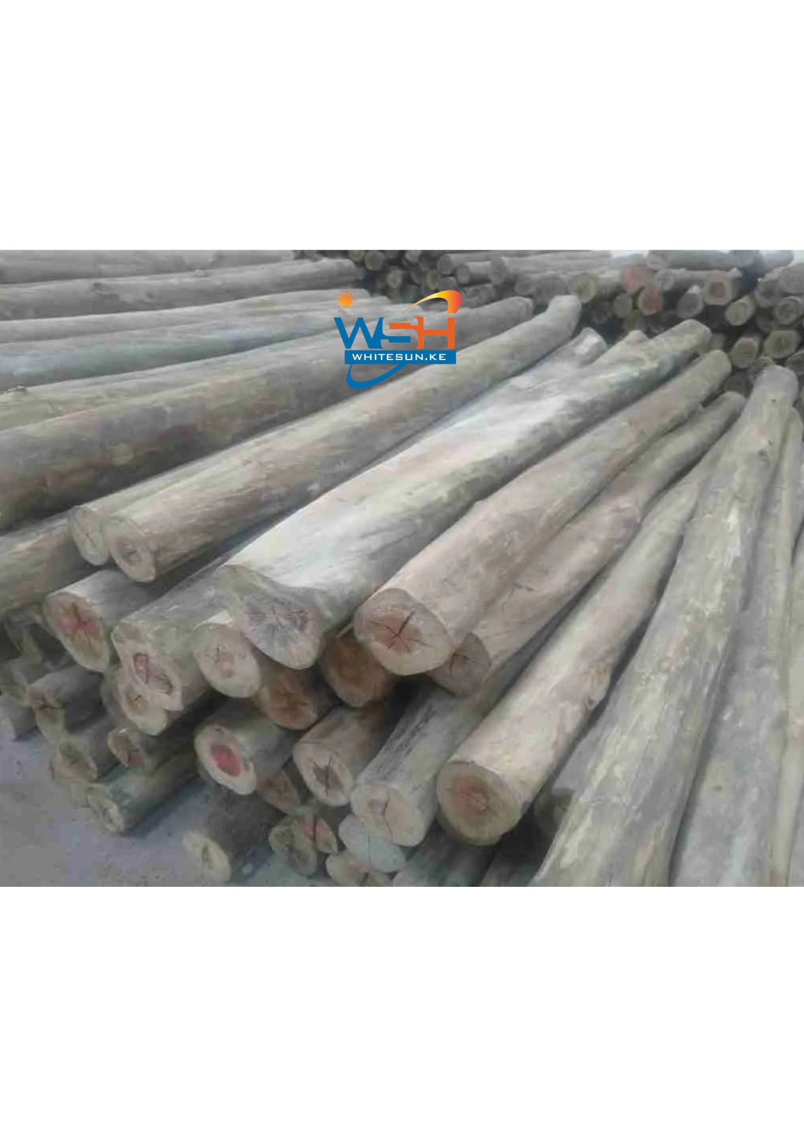 8 Feet Height 3″ – 4″ Top Diameter Treated Poles