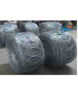Flat Trap Wire Galvanized Razor Fence 450 mm high 8 m long