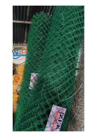 Heavy Gauge Galvanized Pvc Coated Chain link fence 14 gauge (7ft High;18mtrs)