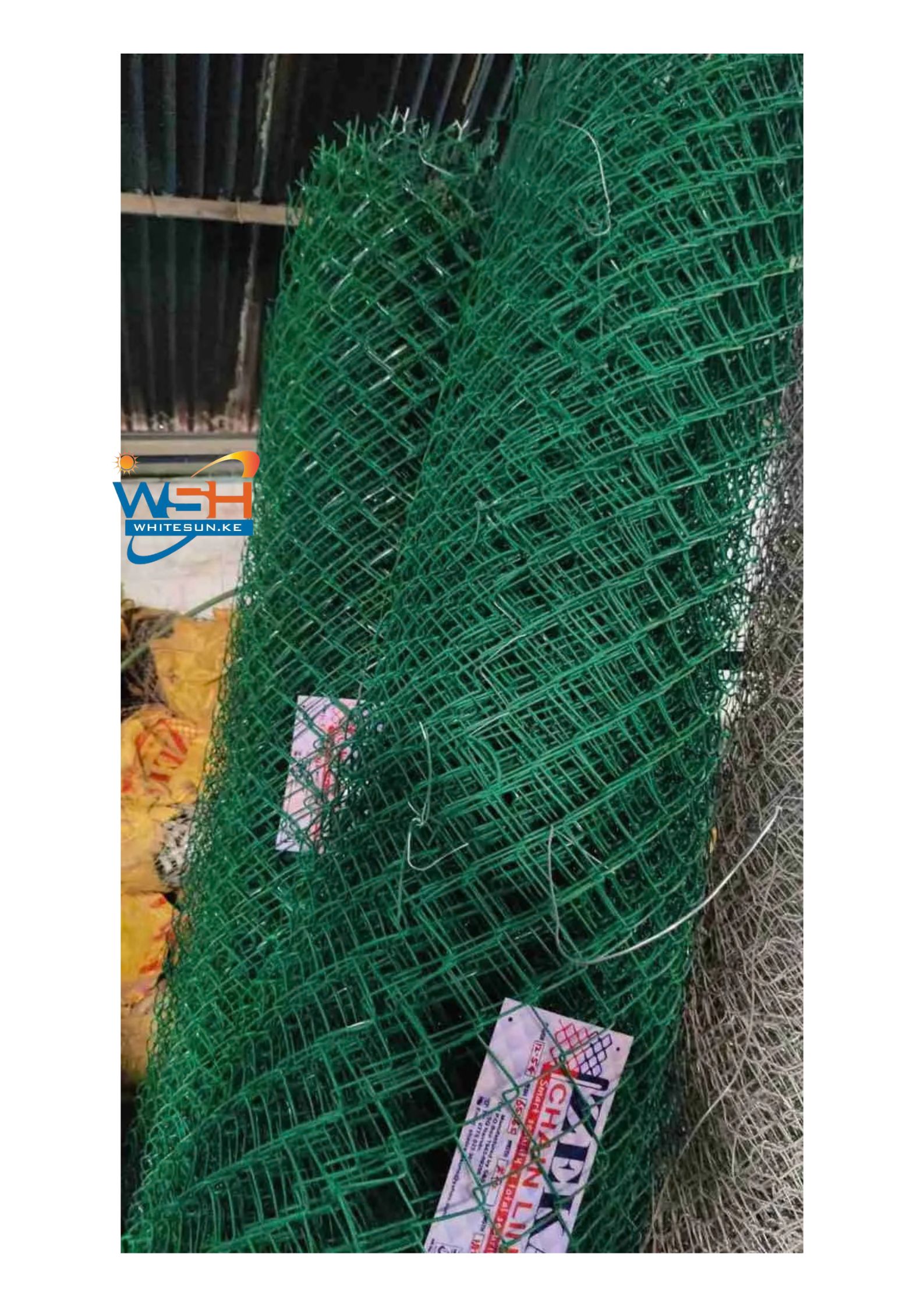 Heavy Gauge Galvanized Pvc Coated Chain link fence 14 gauge (4ft High;18mtrs)