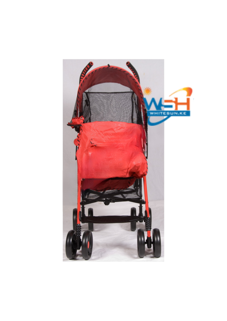 Baby Pram Foldable Medium Weight 30Kg Capacity Iron Purple,