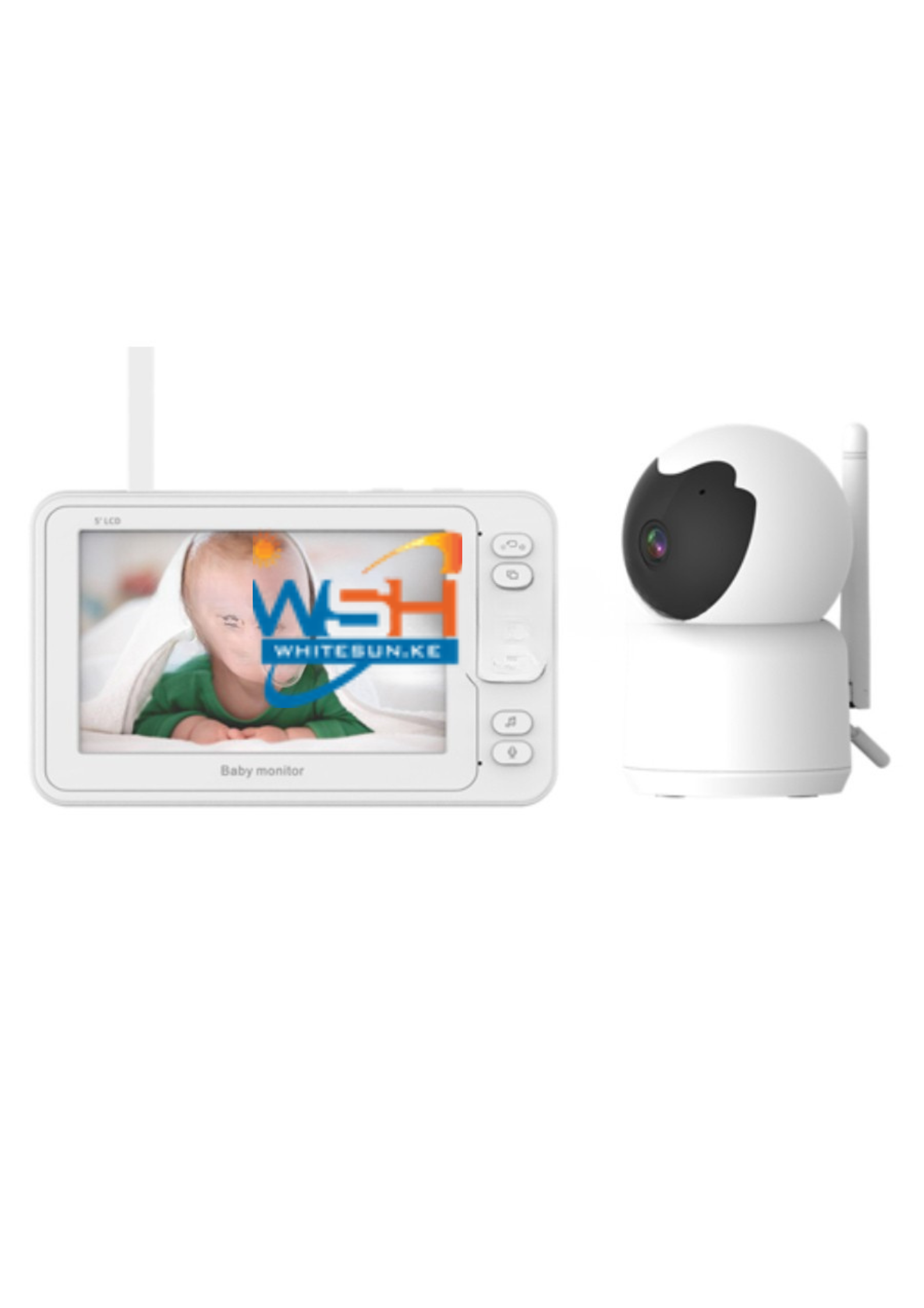 Baby Monitor System 4 Inch LCD Screen With 200Mah Battery Capacity, 2MP Camera - Image 2
