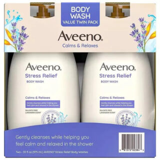 Aveeno Stress Relief Body Wash Calming Body Wash