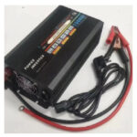 Inverter With Charger Modified Sine wave output 12Vdc Input With Battery Cable