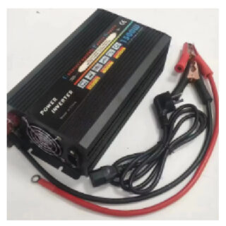 Inverter With Charger Modified Sine wave output 12Vdc Input With Battery Cable
