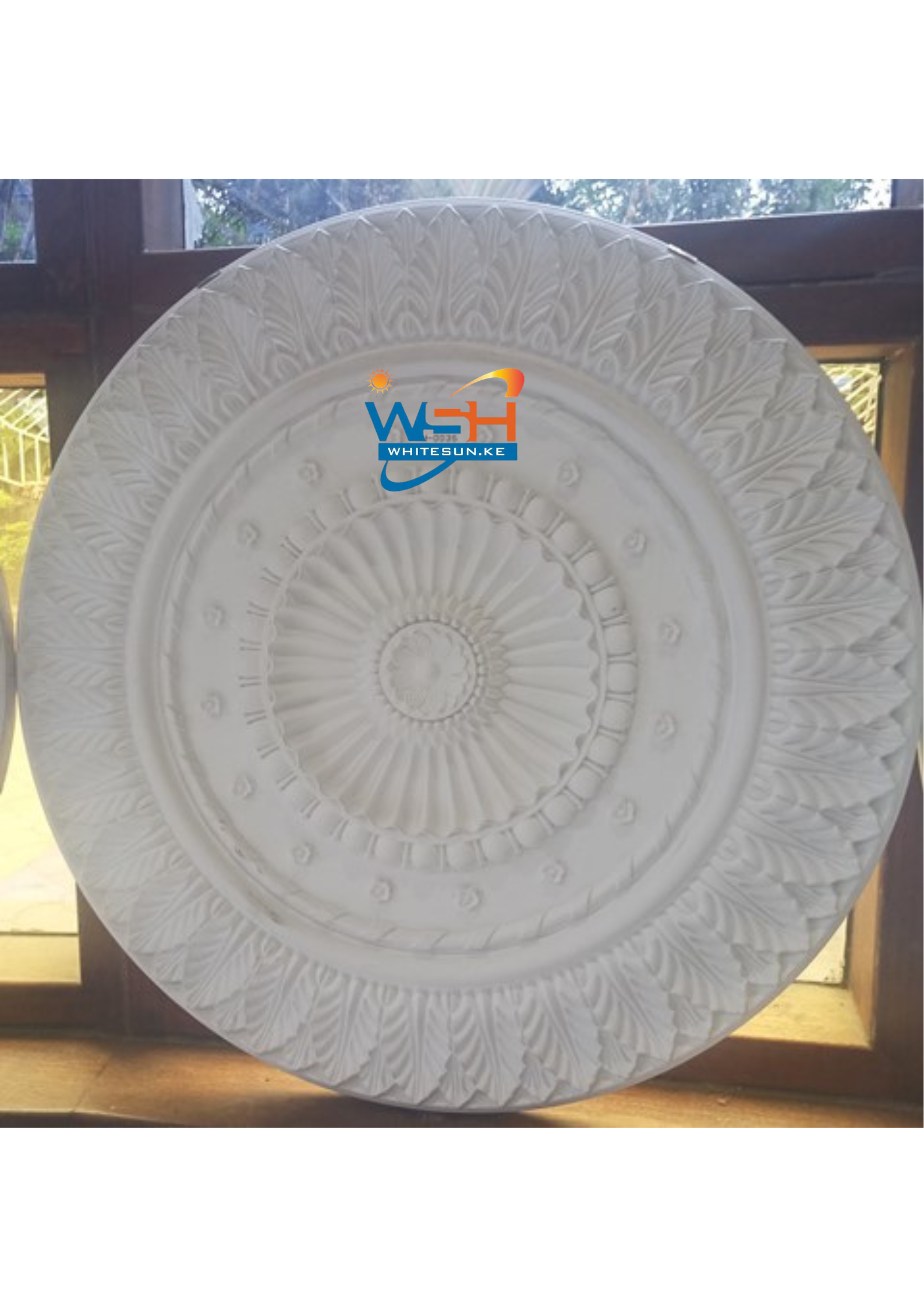 Gypsum Ceiling Medallion Polyurethane (PU) KM0035