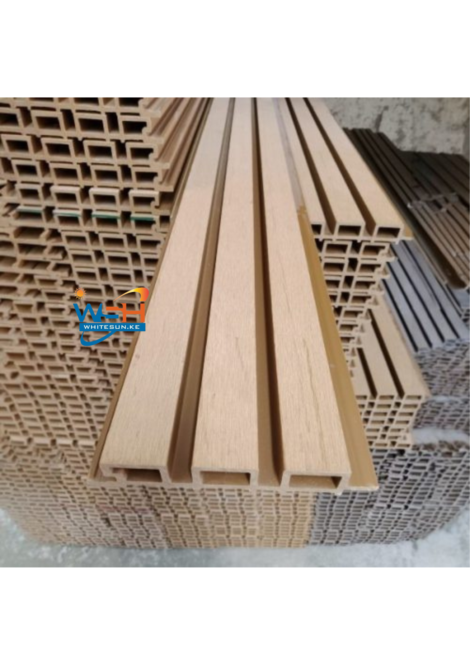 WPC Fluted Wall Panel 2.8m – Exterior & Interior Cladding - Whitesun Group
