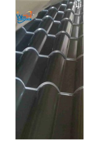 Roman tile iron sheet charcoal grey 2Meters