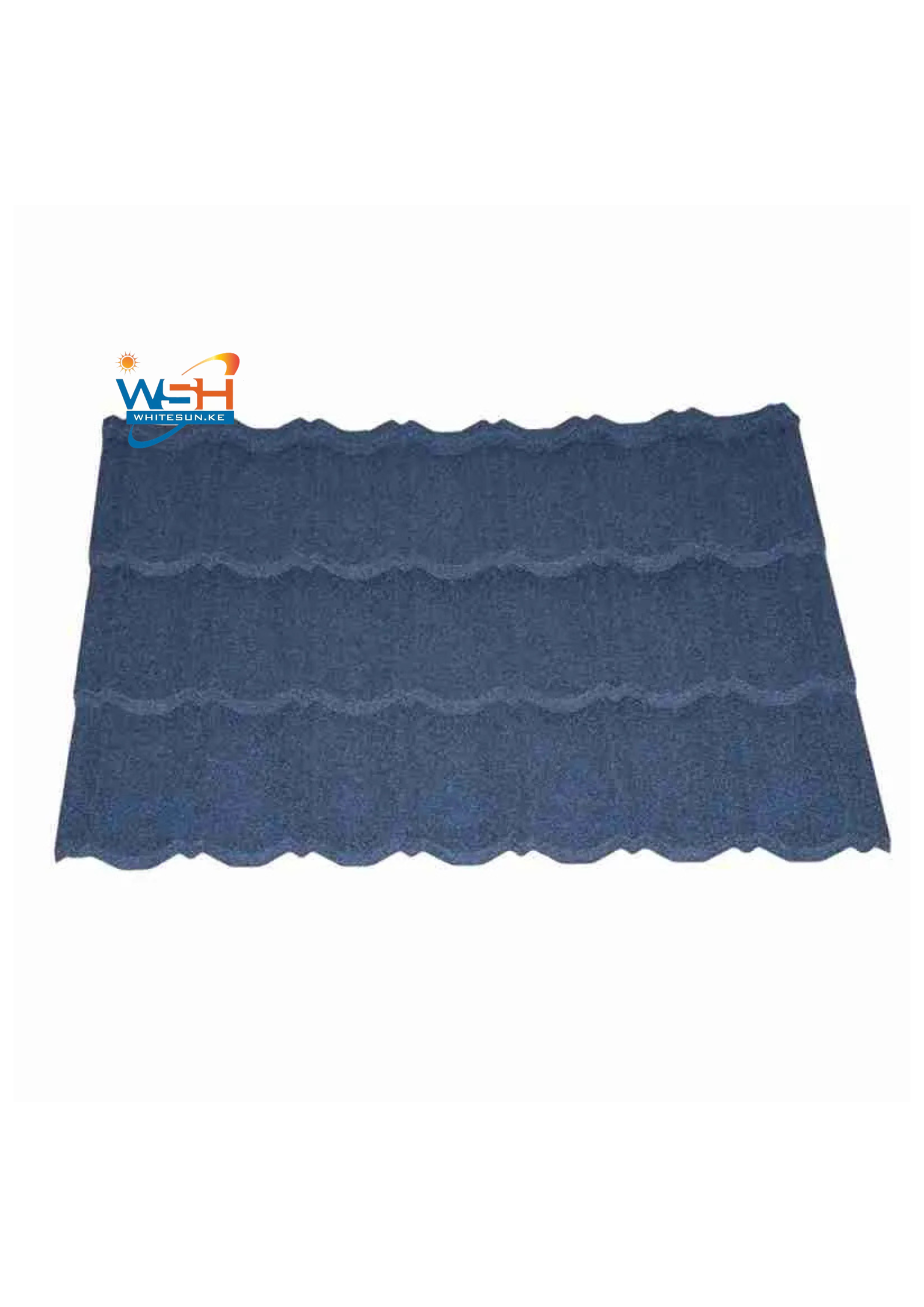 Tactile Stone Coated Steel Roofing Tile Classic Profile Azure Shade