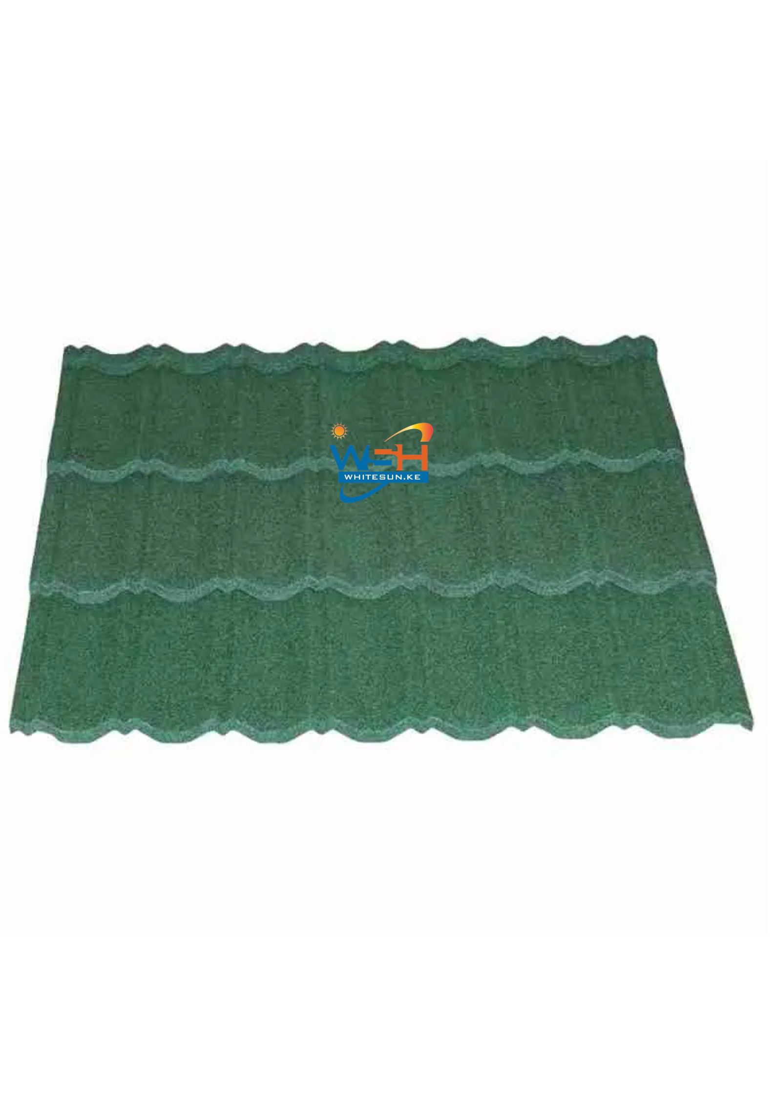 Tactile Stone Coated Steel Roofing Tile Classic Profile Verde Shade