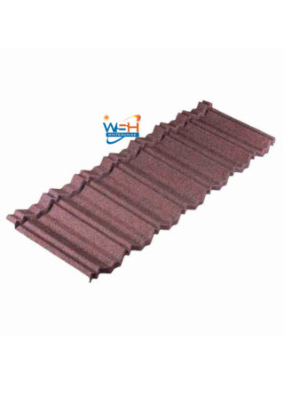 Tactile Stone Coated Steel Roofing Tile Edge Profile Cafe