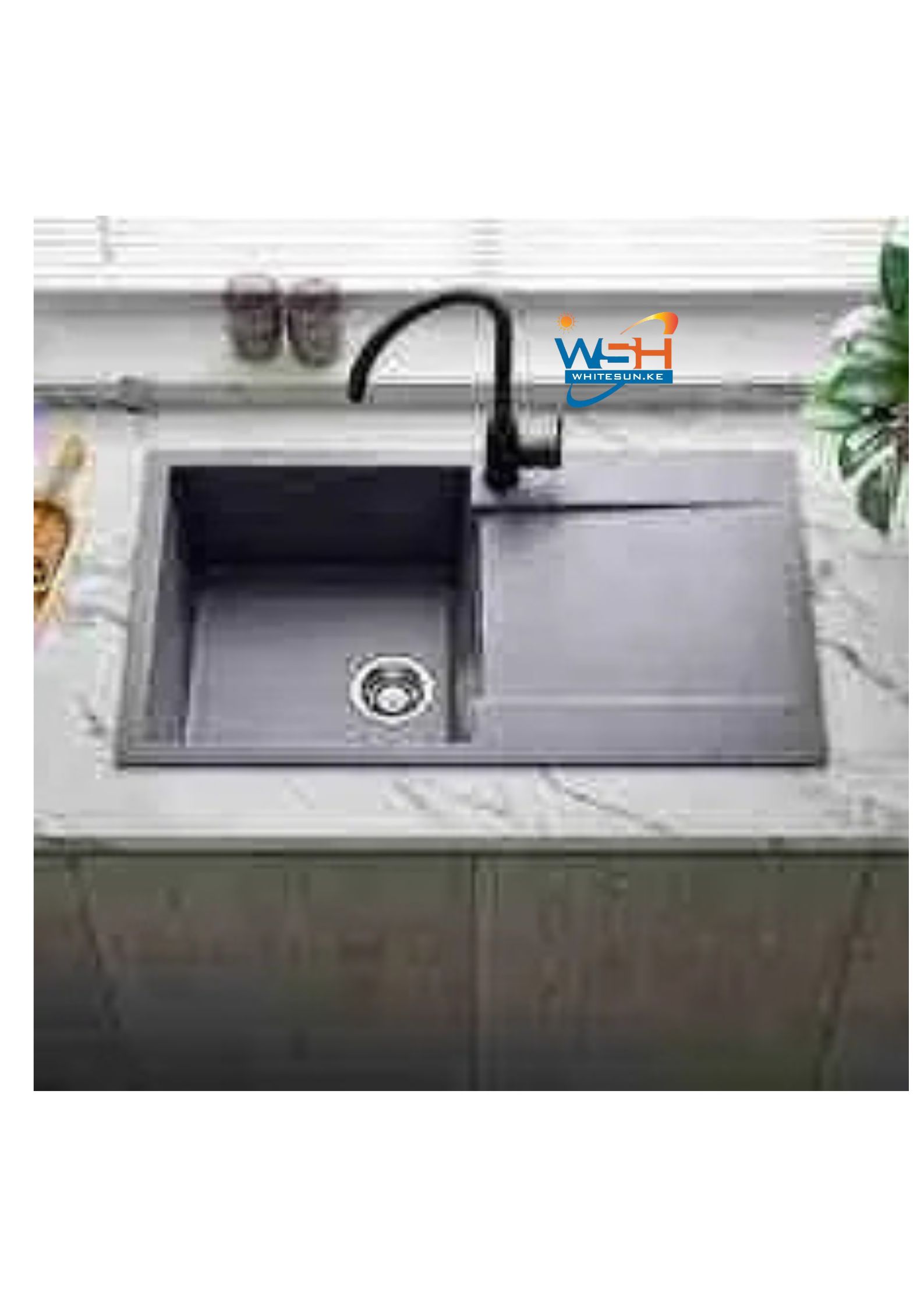 Granite kitchen single bowl Sink