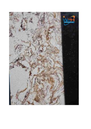 Granite White and Brown Stripes