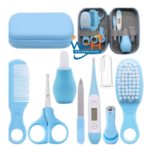 Baby Grooming Kit 8pcs In Zip Around Hard Case