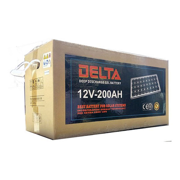 Solar Sealed Lead Acid Battery With L Terminal 12V-200Ah Delta/Ritar Gray - Image 3
