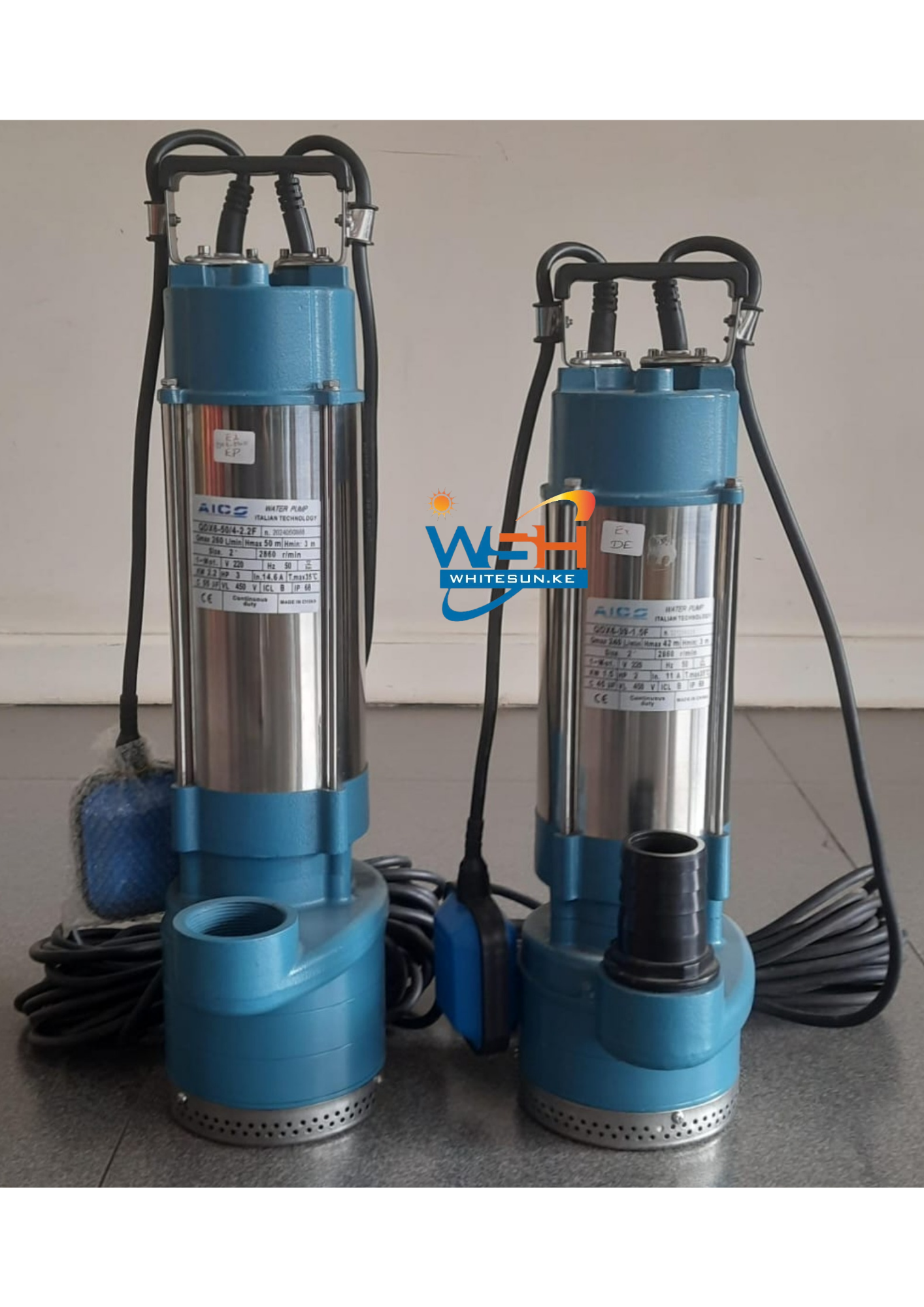 3HP Aico Japan QDX6-50/4-2.2F Shallow Submersible Pump - 50 meters, 2-inch Outlet - Image 4