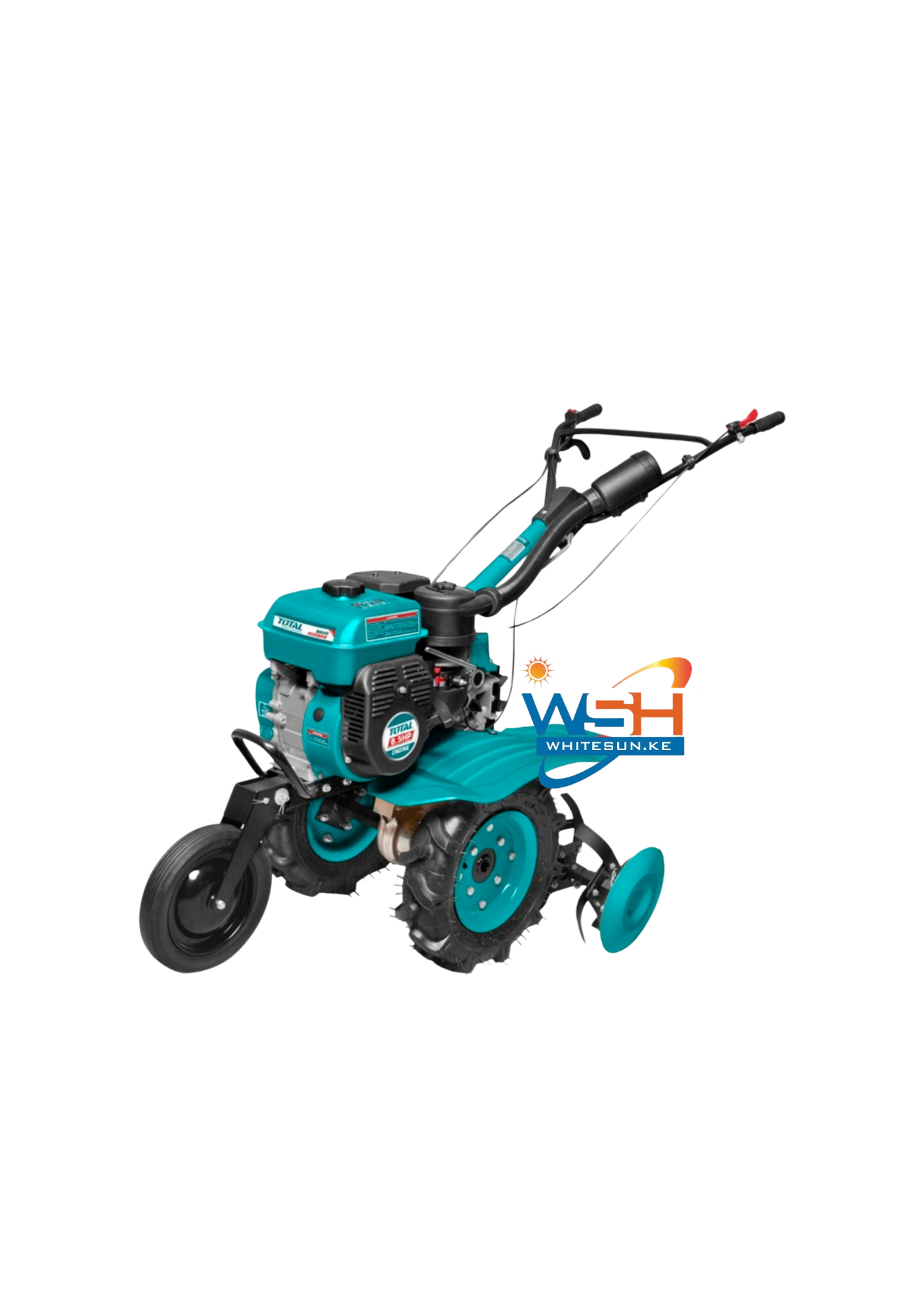 9HP TOTAL Diesel Tiller TDC13501D Walking Tractor (1350 mm Scope, Recoil + Electric Start)