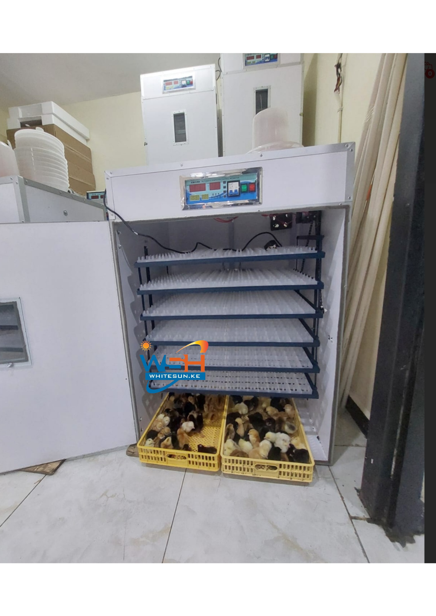 128 Eggs Faida Bora Digital Fully Automatic Egg Incubator - Image 3