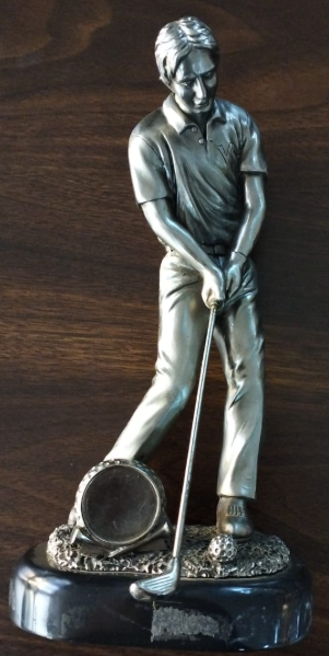 Golfer Statue
