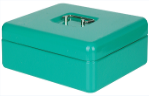 CASH BOX METAL 14" RED