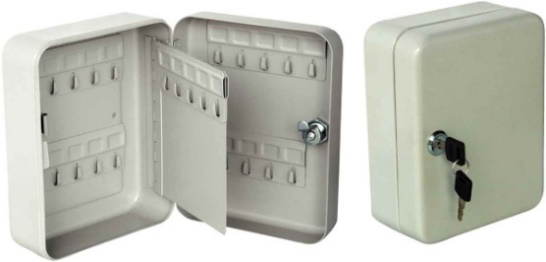 Key Cabinet 30 Keys With Key Tags, Metal 200X160X75(mm)