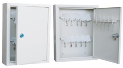 Key Cabinet 40 Keys With Key Tags, Metal 206x308x65mm