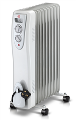 Oil--filled radiator heater