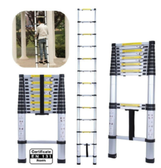 Aluminium telescopic ladder