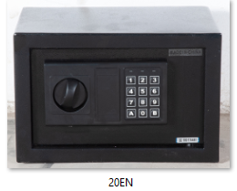 ELECTRONIC SAFE 1/3MM THICKNESS WITH OVERRIDE KEY - 4KG H200XW310XD200mm •ELECTRONIC SAFE,SUGGEST BLACK COLOR •THICKNESS: 1/3MM •CODE: OPEN & CLOSE WITH 3-8 DIGITAL CODE •BOLT: ONE-WAY LOCKING BOLTS(2 BOLTS WITH 20MM )