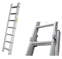 Ladder 3X14 Steps Industrial Max Height 1010Cm Yb-El314,